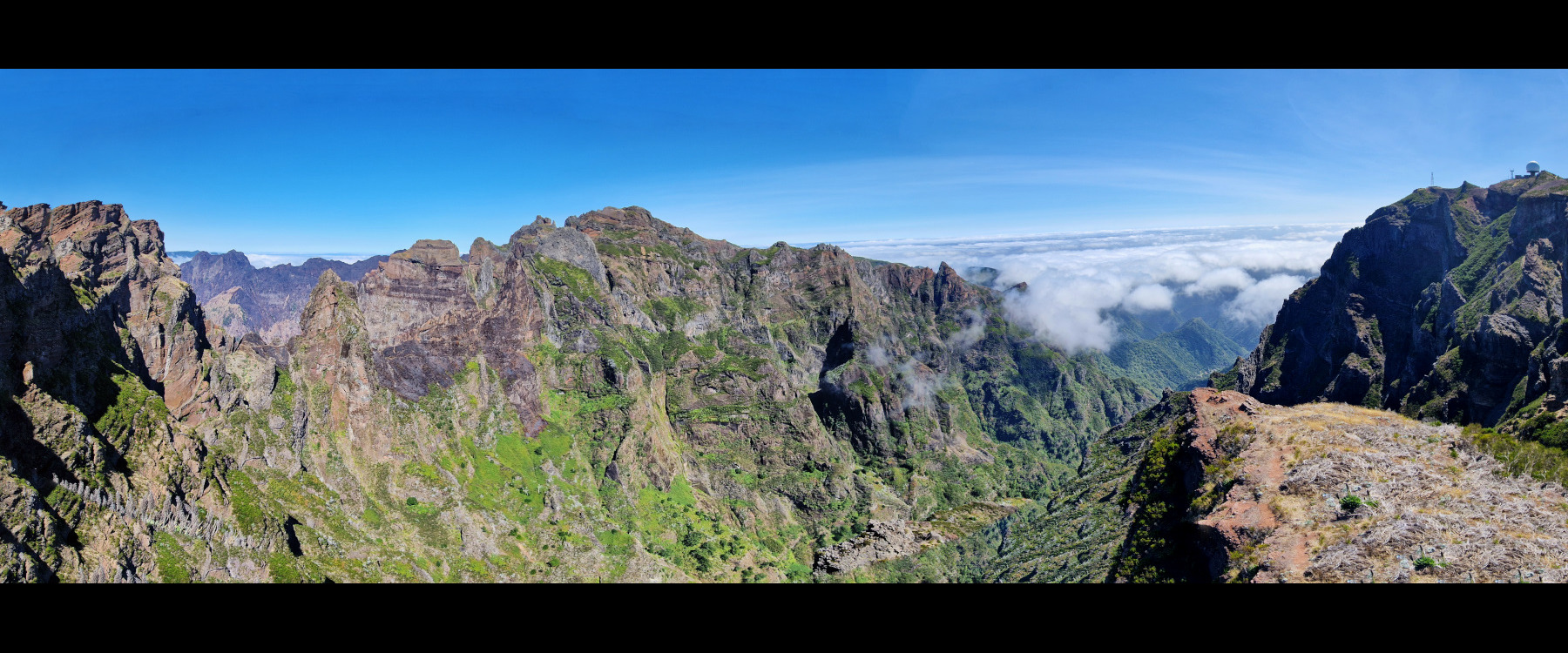 Randonnée au Pico do Arieiro. Madère, Le Pico do Arieiro.