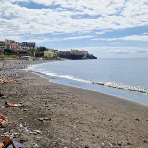 La plage Formosa. Madére, Funchal.