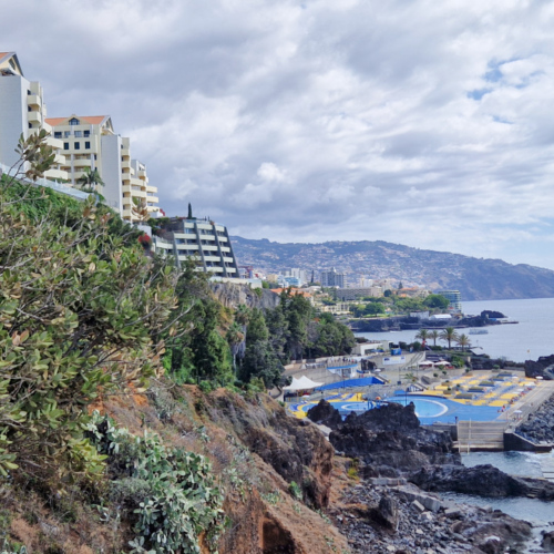 Promenade du Lido. Madére, Funchal.
