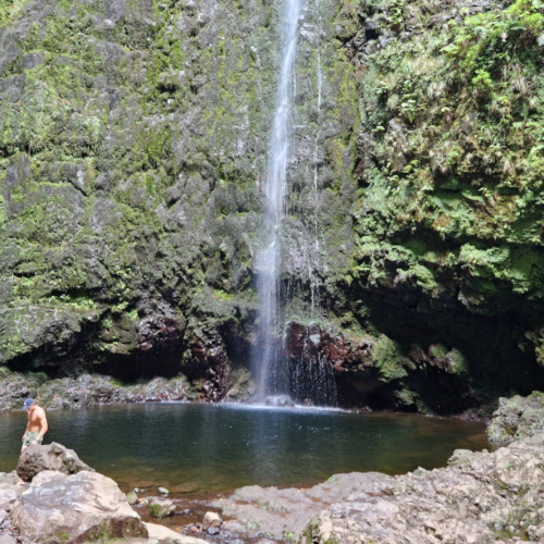 Cascade Caldeirão Verde. Madère, Caldeirao Verde.
