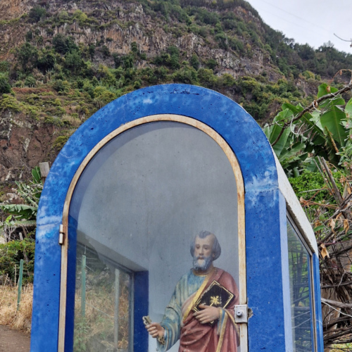 Le hameau de Chão da Rocha. Madère, Sao Vicente.