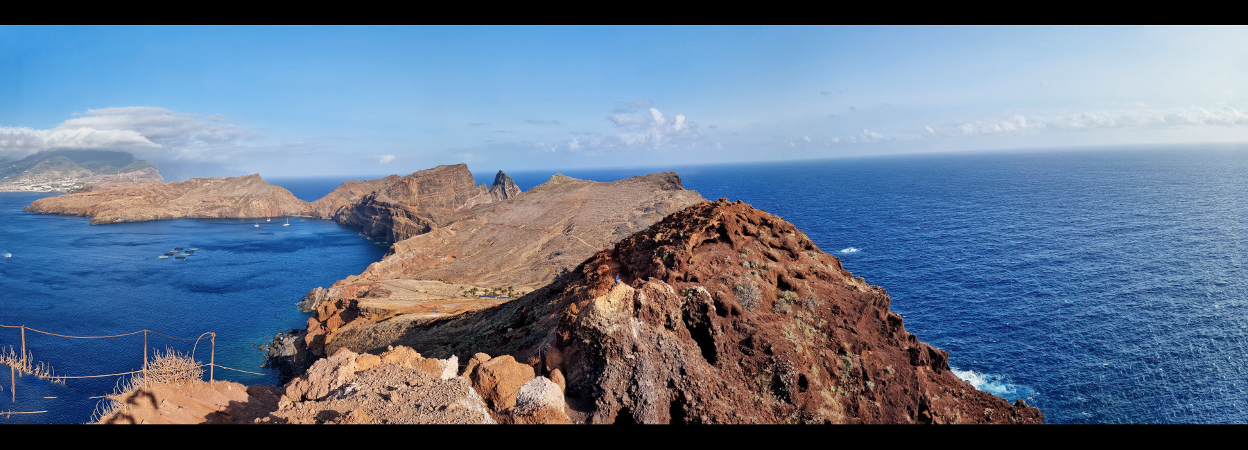 La presqu'île de São Lourenço ver l'ouest. Madère, são lourenço.