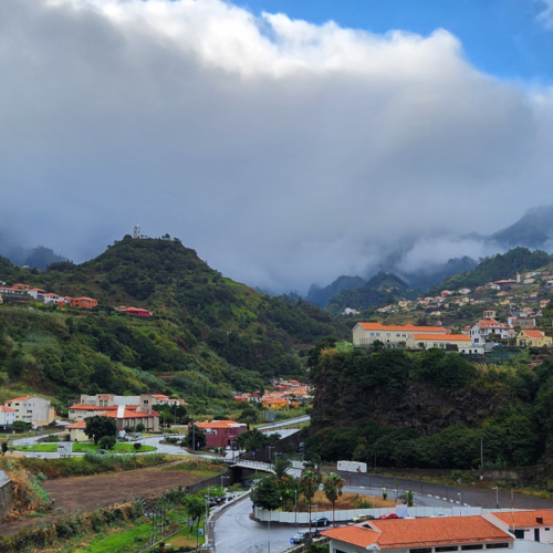 São Vicente ce matin. Madère, Sao Vicente.