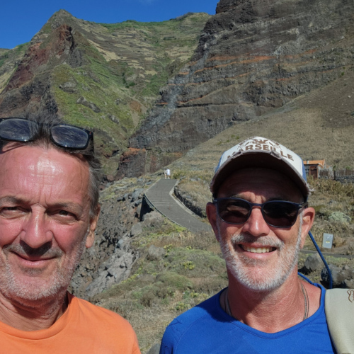 Ravi de notre petite visite. Madère - Porto Moniz.