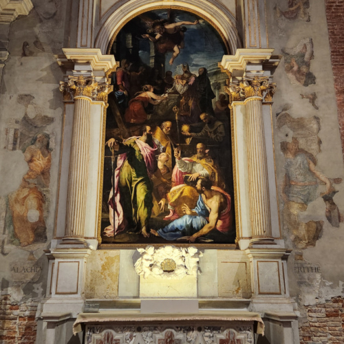 Basilica Santa Maria Gloriosa dei Frari.
Présentation de Jésus-Christ au Temple par Giuseppe Porta Basilica Santa Maria Gloriosa dei Frari.