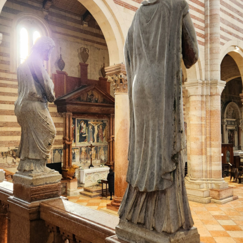 La Basilique San Zeno. Vérone, La Basilique San Zeno.