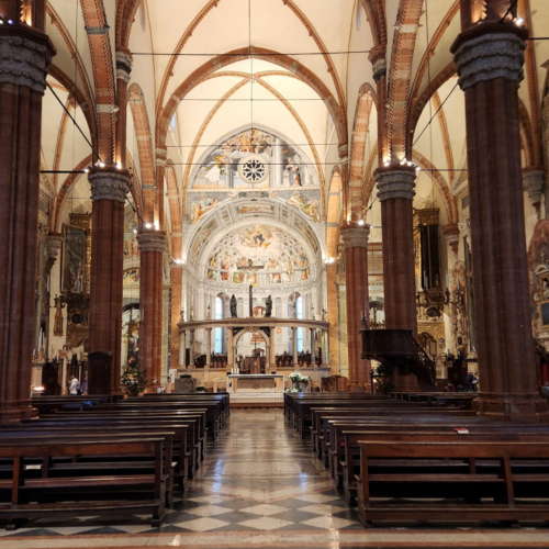 Vérone, la Cathédrale Santa Maria Matricolare ou Duomo. Vérone, la Cathédrale Santa Maria Matricolare ou Duomo