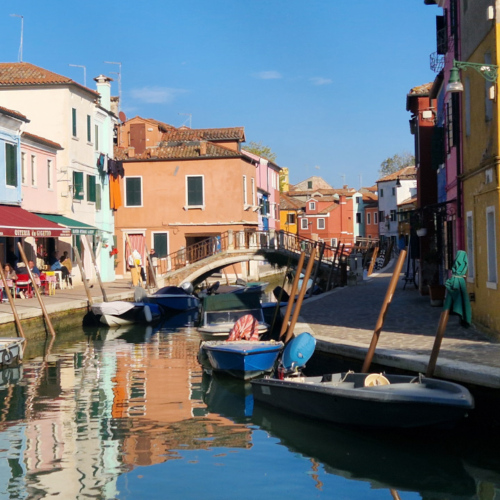 Les maisons colorées de l'île de Burano. Île de Burano