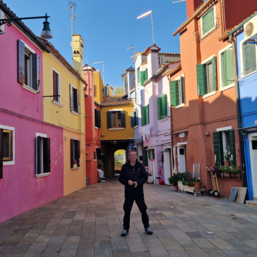 Les maisons colorées de l'île de Burano. Île de Burano