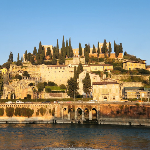 Vérone, le Castel San Pietro. Vérone, le Castel San Pietro.
