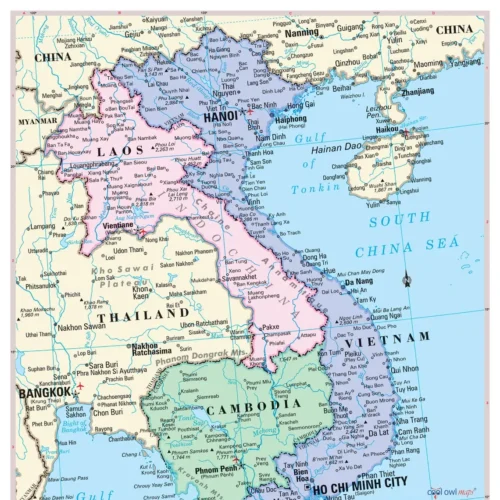 Carte du Vietnam Carte du Vietnam