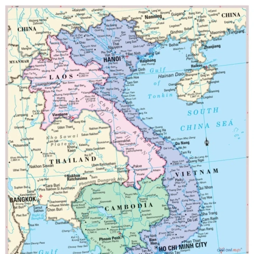 Carte du Vietnam Carte du Vietnam