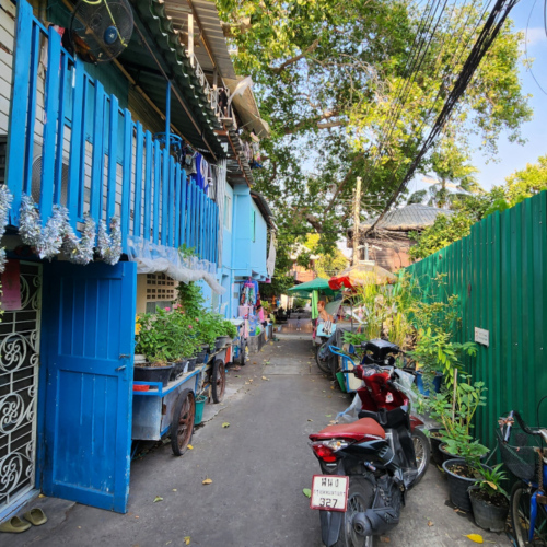 Bangkok, les ruelles de la vieille ville. Bangkok.