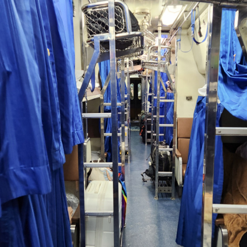 Chiang Mai Train de Nuit Bangkok. C'est l'heure d'aller dormir. Chiang Mai Train de Nuit Bangkok
