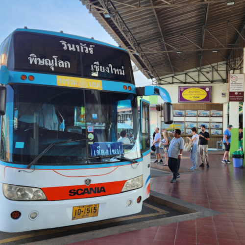 Bus de Sukhotthai à Chiang Mai sukhotthai chiang mai