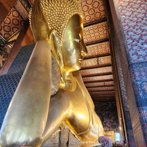 Le Bouddha couché, temple Wat Pho. Bangkok, le Wat Pho