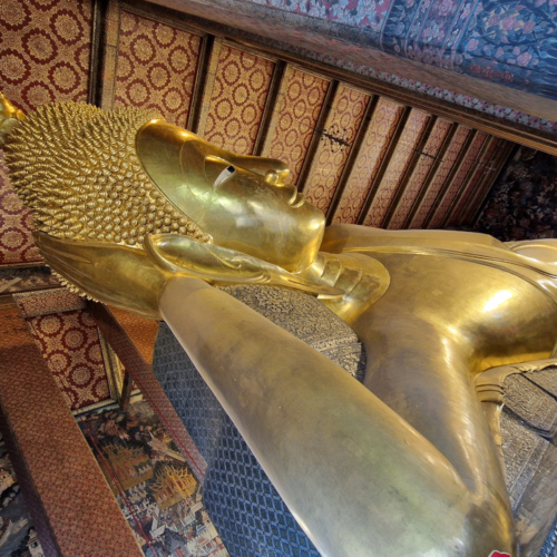 Le Bouddha couché, temple Wat Pho. Bangkok, le Wat Pho