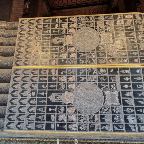 Le Bouddha couché, temple Wat Pho. Bangkok, le Wat Pho