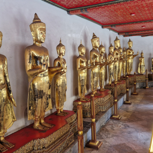 Bangkok, le temple Wat Pho. Bangkok, le Wat Pho