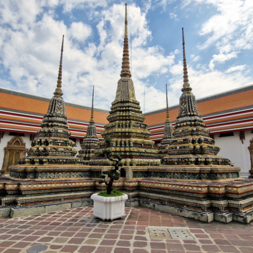 Bangkok, le temple Wat Pho. Bangkok, le Wat Pho