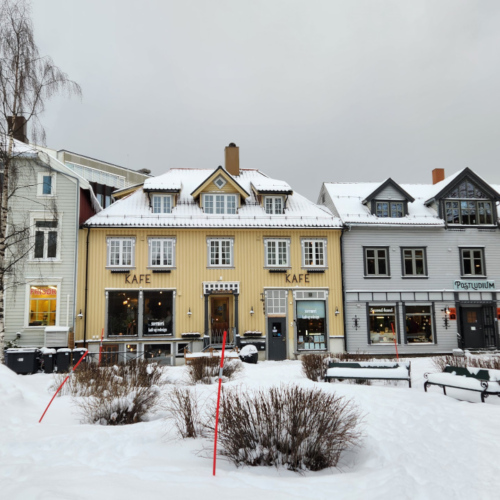 Norvège Tromsø, centre ville. Norvège Tromsø