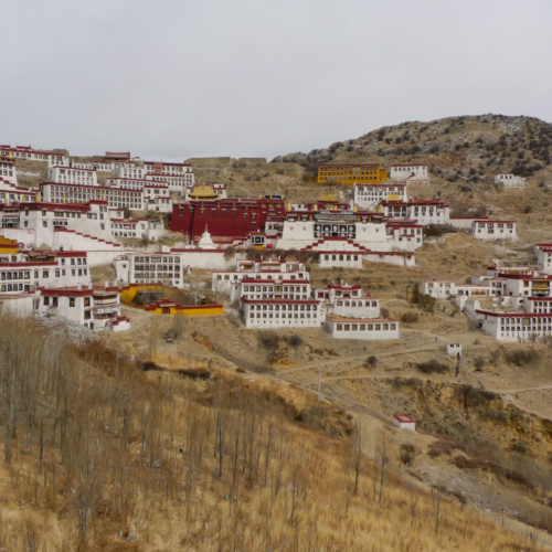Tibet Monastère de Ganden Tibet Monastère de Ganden