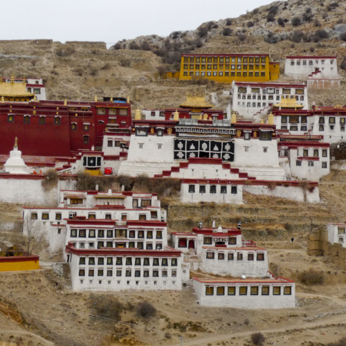 Tibet Monastère de Ganden Tibet Monastère de Ganden