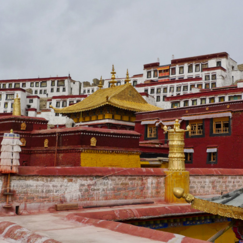 Tibet Monastère de Ganden Tibet Monastère de Ganden