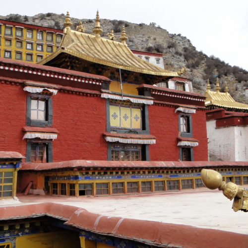 Tibet Monastère de Ganden Tibet Monastère de Ganden