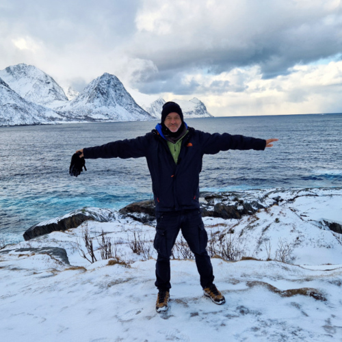 Norvège Senja île d'Husøy, à la pointe de l'île Norvège Kvløya Senja