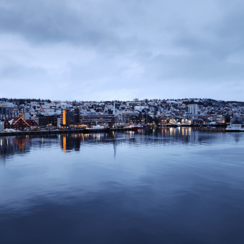 Départ de Tromsø du NordKapp Norvège Hurtigruten Nordkapp