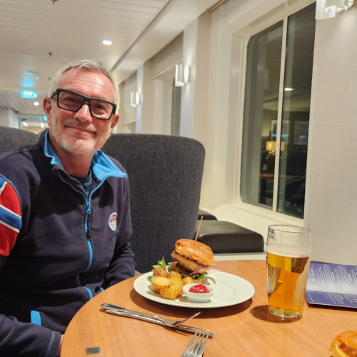 À bord du NordKapp, dîner. Norvège Hurtigruten Nordkapp