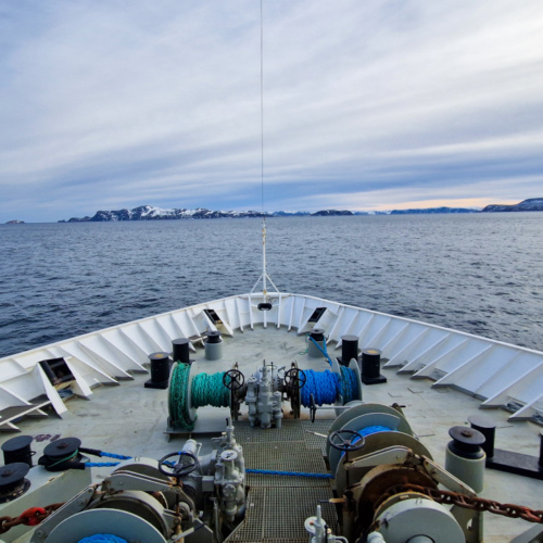 Au-delà de 70° de latitude, paysages septentrionaux. Norvège Hurtigruten Nordkapp