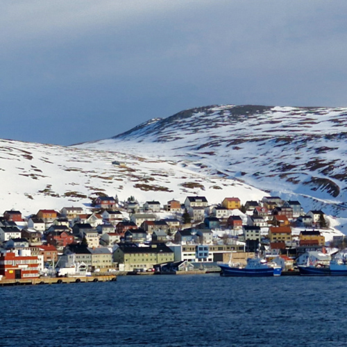 Norvège. Escale à Honningsvåg. Norvège Hurtigruten Nordkapp