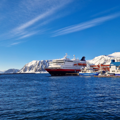 Norvège. Escale à Honningsvåg. Norvège Hurtigruten Nordkapp