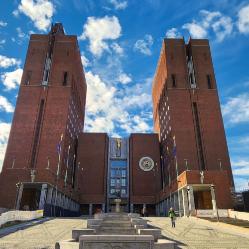 Mairie d'Oslo, Oslo rådhus. Mairie d'Oslo