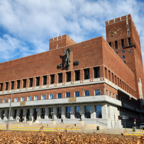 Mairie d'Oslo, Oslo rådhus. Mairie d'Oslo