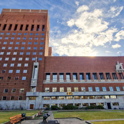 Mairie d'Oslo, Oslo rådhus. Mairie d'Oslo
