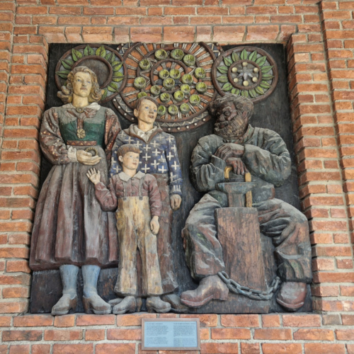 Mairie d'Oslo, Dagfin Werenskiold, Valund le Forgeron. Mairie d'Oslo