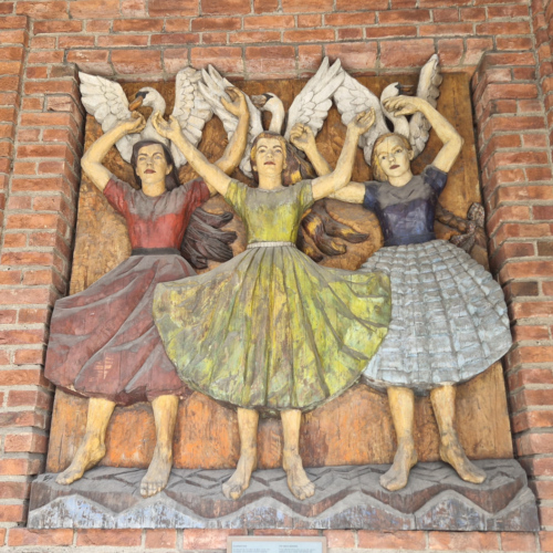 Mairie d'Oslo, Dagfin Werenskiold, Frey et Skirne. Mairie d'Oslo