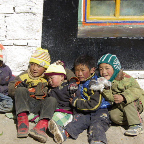 Tibet Monastère de Tsurphu Tibet Monastère de Tsurphu
