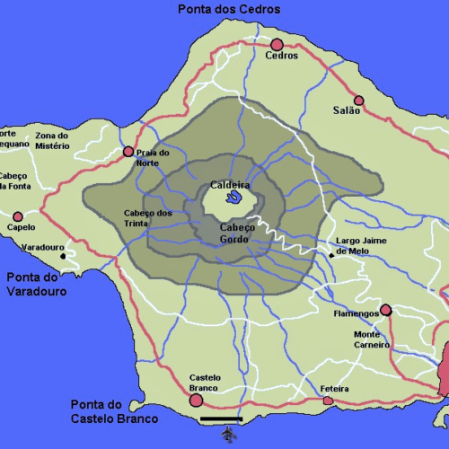 Carte Faial Carte Faial