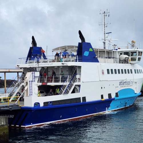 Açores-São-Jorge. départ de Madalena. Açores-São-Jorge