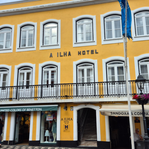 Açores Terceira Angra do Heroísmo. Notre hôtel. Açores Terceira Angra do Heroísmo