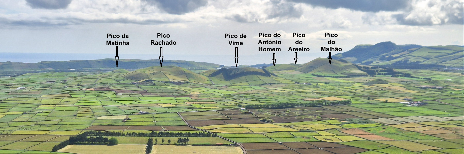 Açores Terceira les picos Açores Terceira les picos