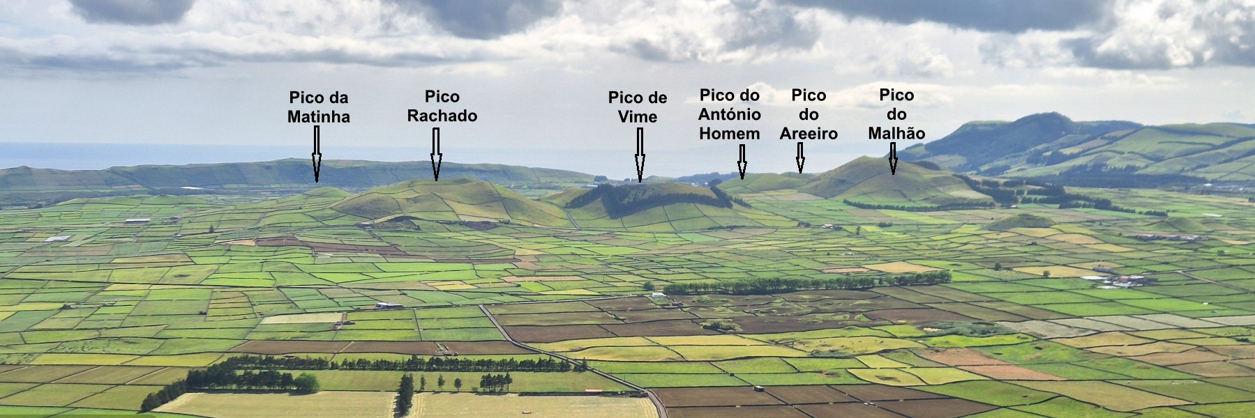 Açores Terceira les picos Açores Terceira les picos