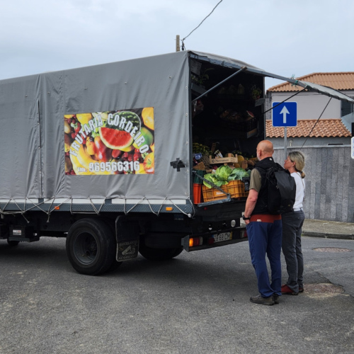 Les Açores São Miguel. Primeur ambulant. Les Açores São Miguel