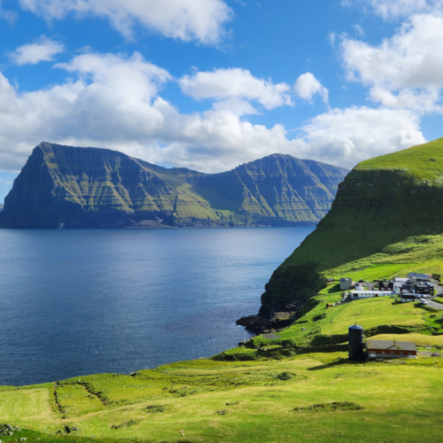 Îles Féroé, Kalsoy Trøllanes. Randonnée du phare de Kallur. Îles Féroé, Kalsoy Trøllanes