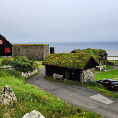 Îles Féroé, Kirkjubøur. Îles Féroé Kirkjubøur