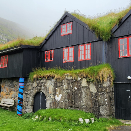 Îles Féroé, Kirkjubøur. Îles Féroé Kirkjubøur.